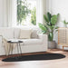 Vloerkleden HUARTE Zwart 100 x 200 cm Polyester