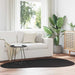 Vloerkleden HUARTE Zwart 140 x 200 cm Polyester