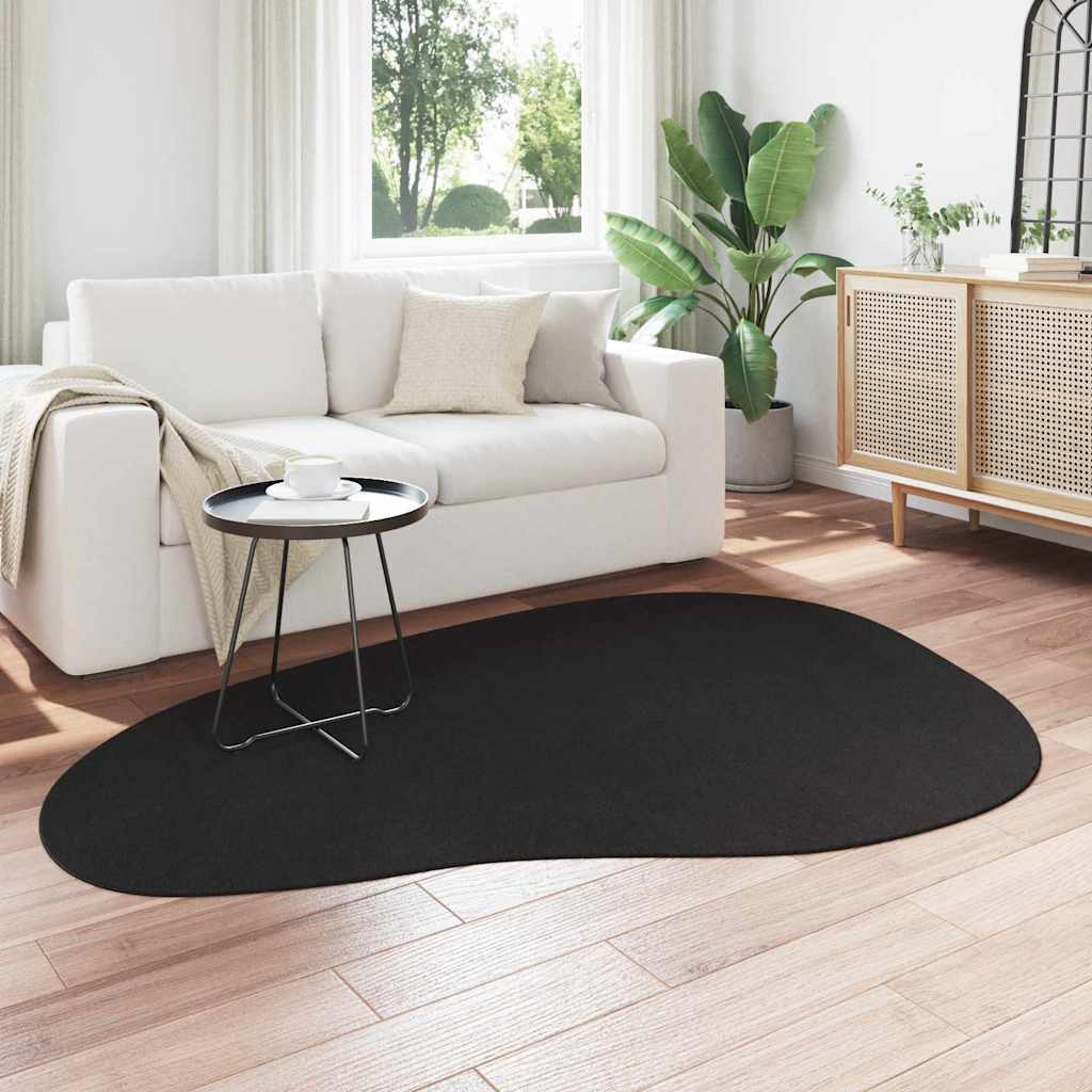 Vloerkleden HUARTE Zwart 140 x 200 cm Polyester