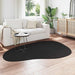 Vloerkleden HUARTE Zwart 140 x 200 cm Polyester