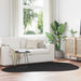 Vloerkleden HUARTE Zwart 160 x 230 cm Polyester