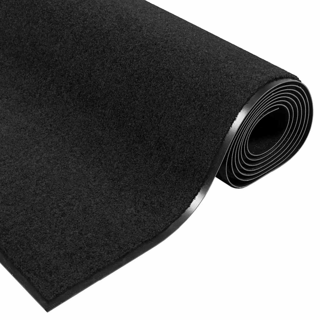 Deurmat Zwart 120 x 250 cm 100% Polyamide