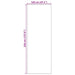 Deurmat Zwart 120 x 350 cm 100% Polyamide