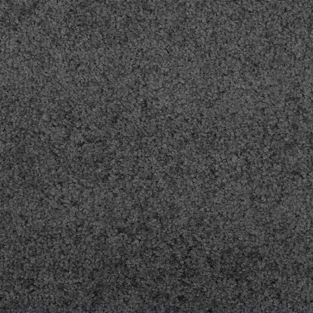 Deurmat Antraciet en Zwart 120 x 400 cm 100% Polyamide