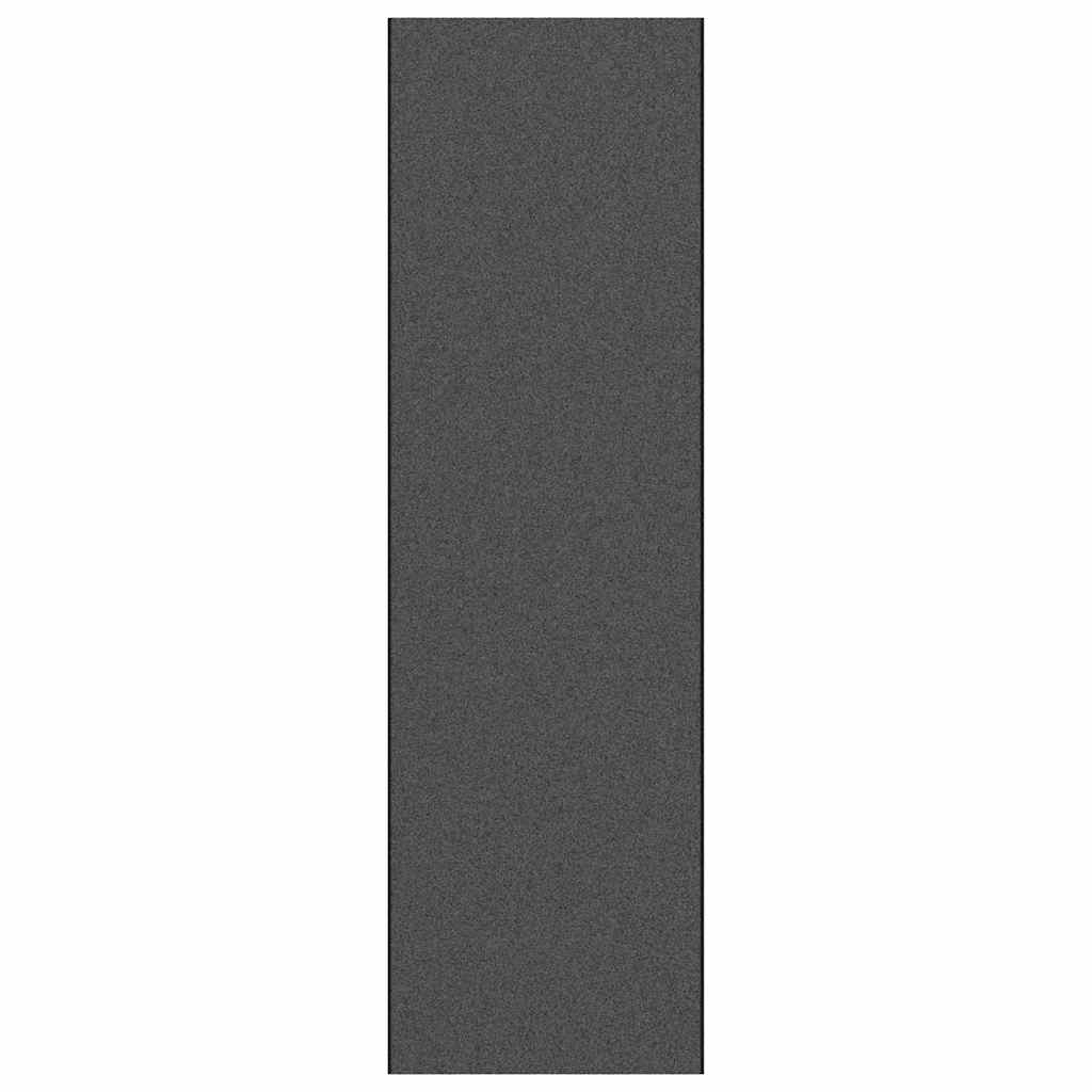 Deurmat Antraciet en Zwart 120 x 400 cm 100% Polyamide