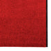Deurmat Anders Rood en Zwart 120 x 400 cm Polyamide en PVC