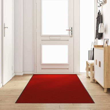 Deurmat Anders Rood en Zwart 120 x 400 cm Polyamide en PVC