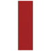 Deurmat Anders Rood en Zwart 120 x 400 cm Polyamide en PVC