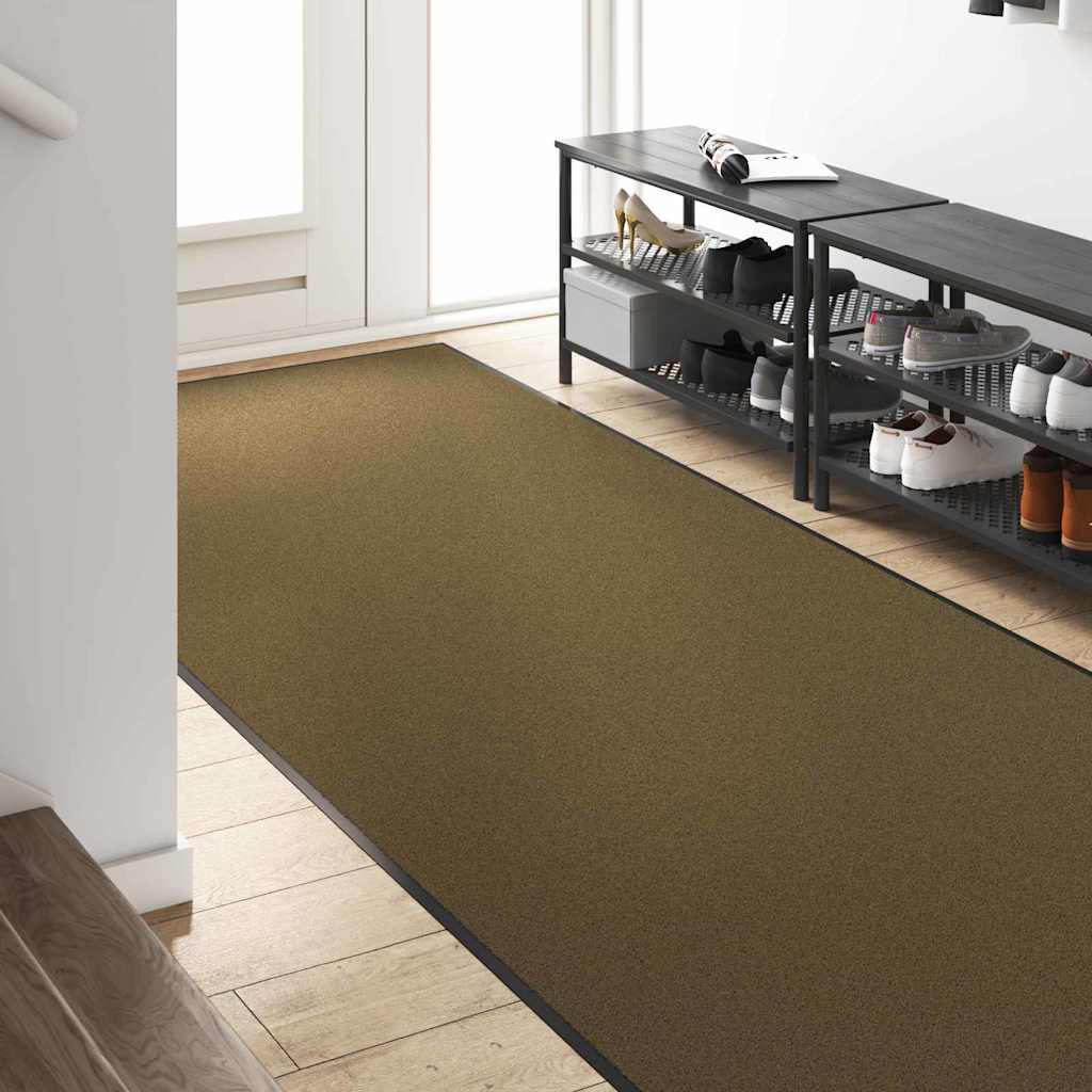 Deurmat Bruin en zwart 120 x 250 cm 100% Polyamide