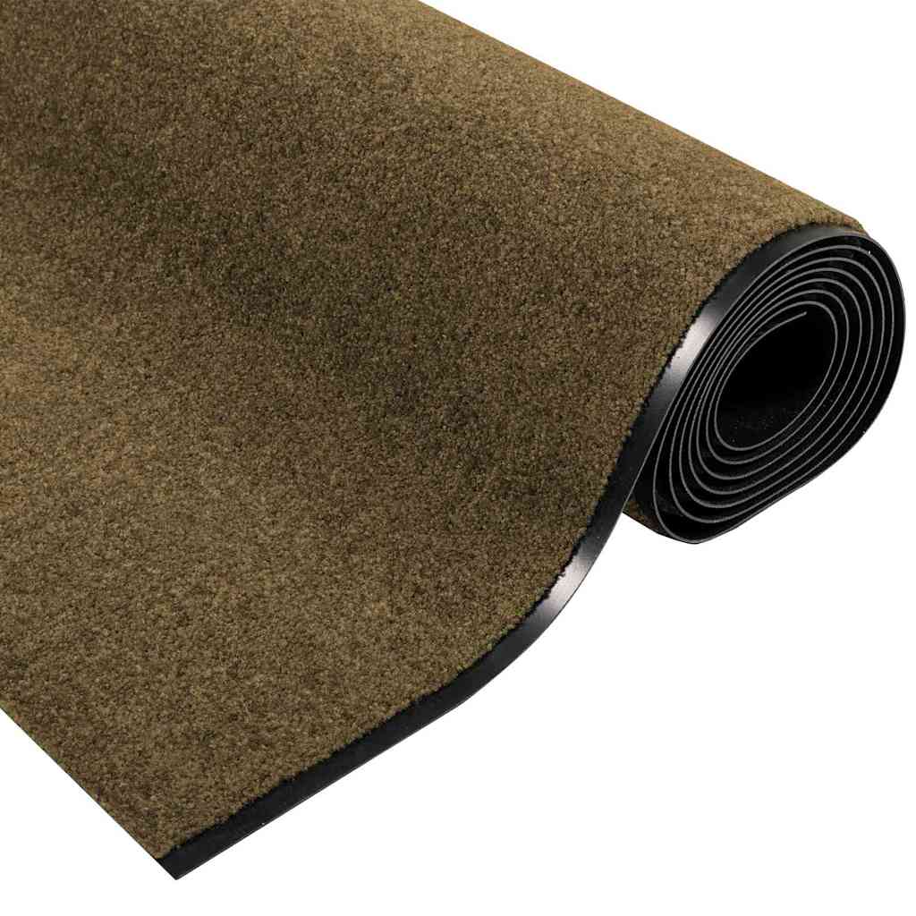 Deurmat Bruin en zwart 120 x 400 cm 100% Polyamide