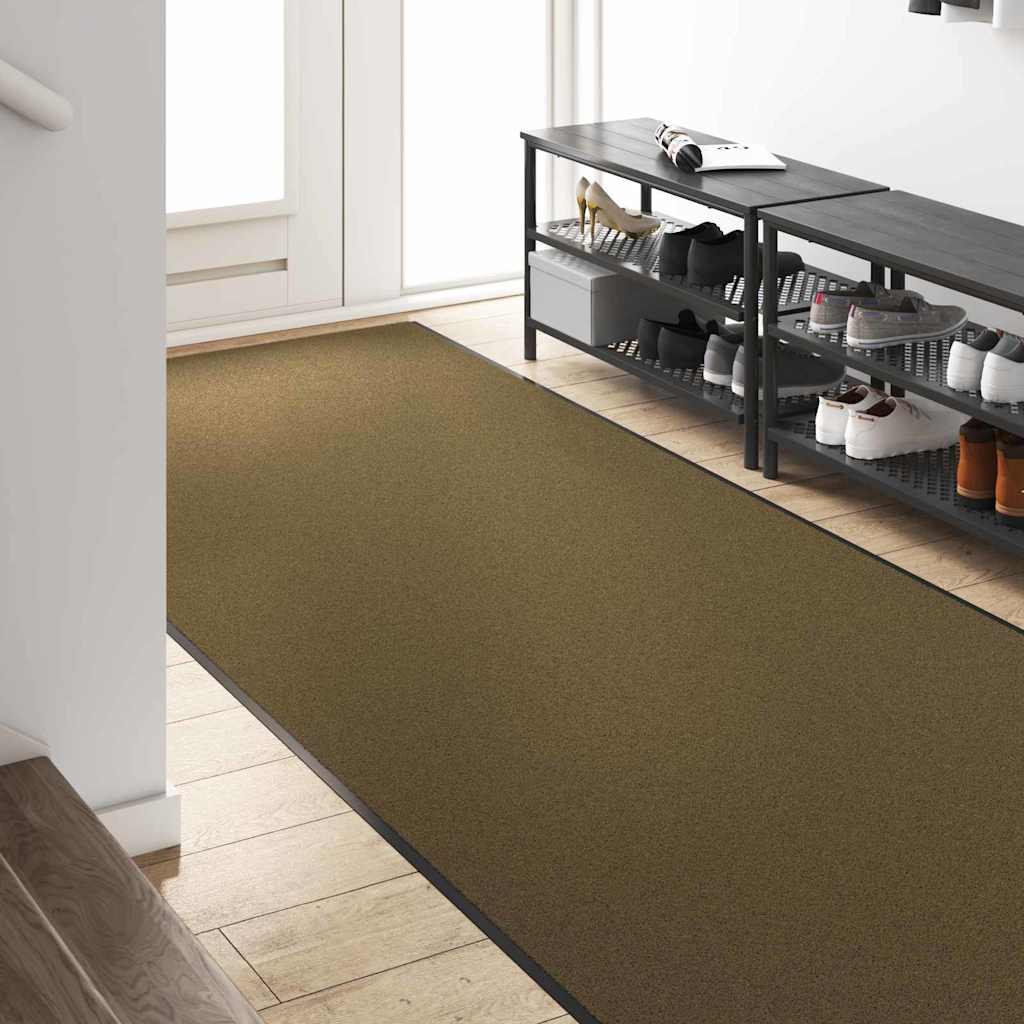 Deurmat Bruin en zwart 120 x 400 cm 100% Polyamide