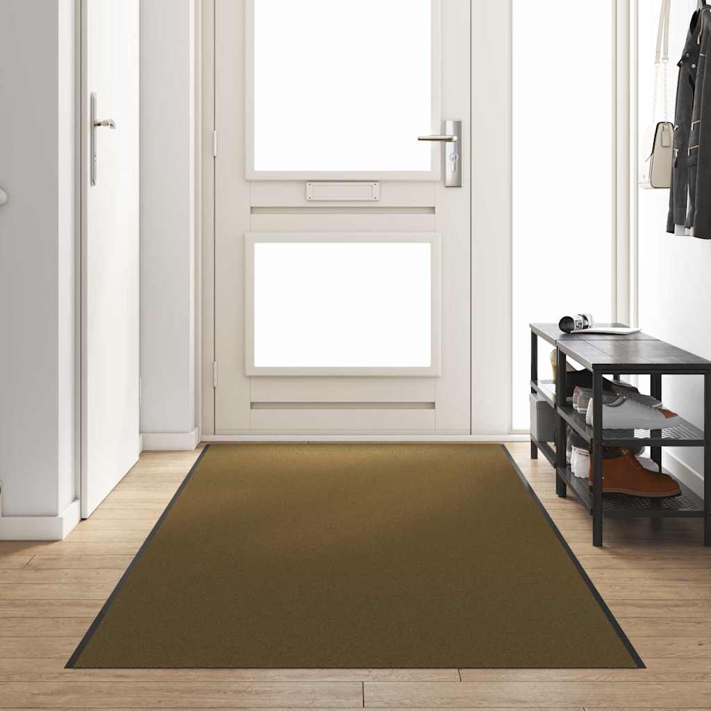 Deurmat Bruin en zwart 120 x 400 cm 100% Polyamide