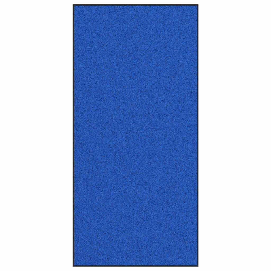 Deurmat Blauw en Zwart 120 x 250 cm 100% Polyamide