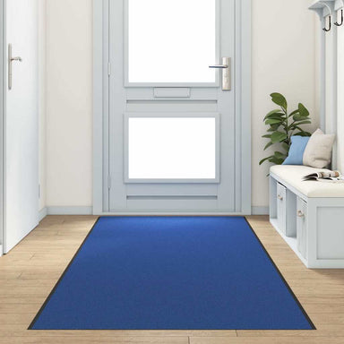 Deurmat Anders Blauw en Zwart 120 x 350 cm Polyamide en PVC