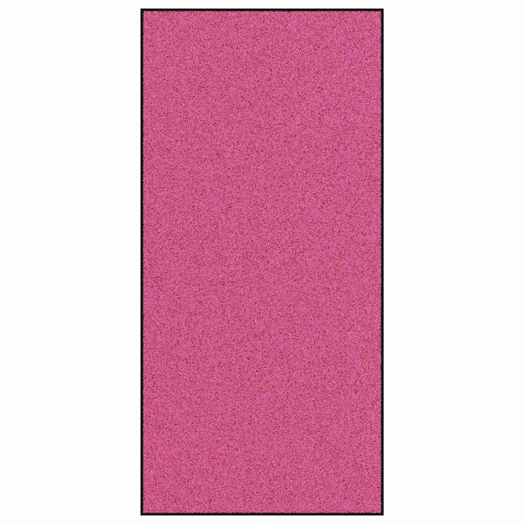 Deurmat Roze en Zwart 120 x 250 cm 100% Polyamide