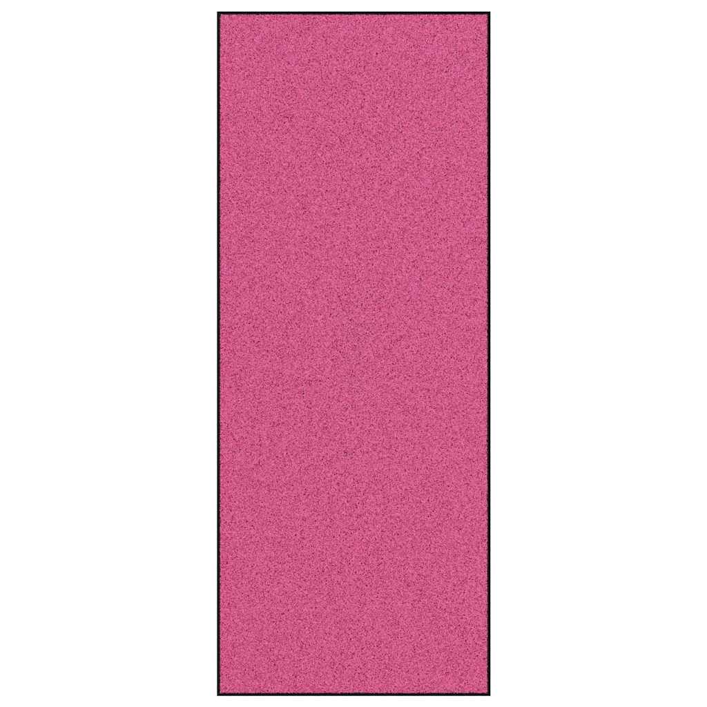 Deurmat Roze en Zwart 120 x 300 cm 100% Polyamide