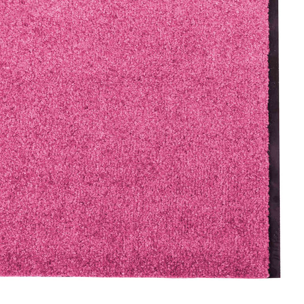 Deurmat Roze en Zwart 120 x 350 cm 100% Polyamide