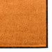 Deurmat Anders Oranje en Zwart 120 x 250 cm Polyamide en PVC