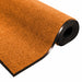 Deurmat Anders Oranje en Zwart 120 x 250 cm Polyamide en PVC