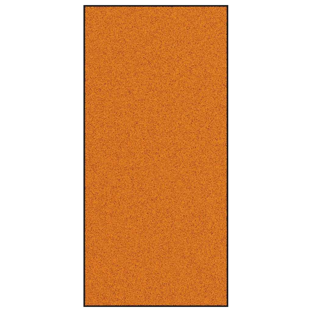 Deurmat Anders Oranje en Zwart 120 x 250 cm Polyamide en PVC