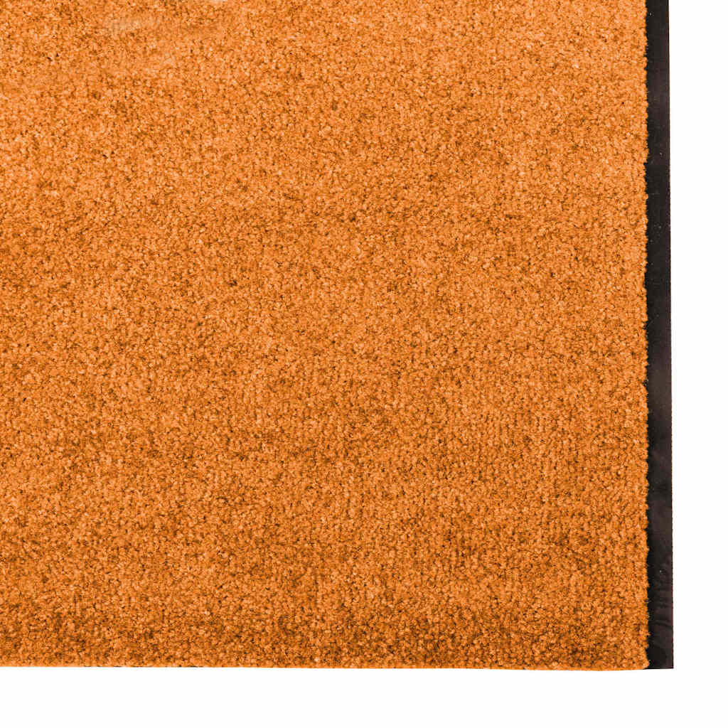 Deurmat Anders Oranje en Zwart 120 x 350 cm Polyamide en PVC