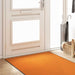 Deurmat Anders Oranje en Zwart 120 x 350 cm Polyamide en PVC