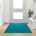 Deurmat Anders Cyaan en Zwart 120 x 250 cm Polyamide en PVC