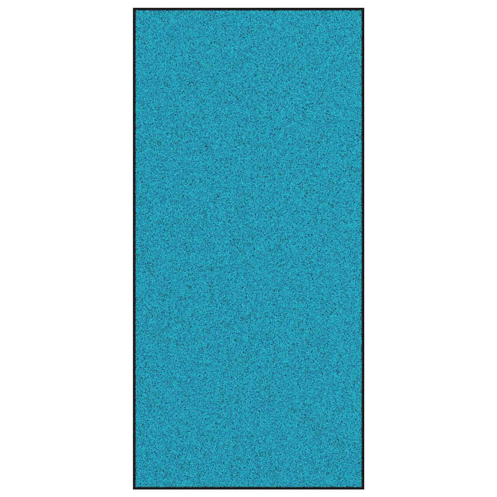 Deurmat Anders Cyaan en Zwart 120 x 250 cm Polyamide en PVC