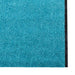 Deurmat Cyaan en Zwart 120 x 350 cm 100% Polyamide