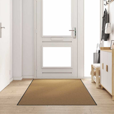 Deurmat Anders Crème en Zwart 120 x 250 cm Polyamide en PVC
