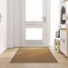 Deurmat Anders Crème en Zwart 120 x 250 cm Polyamide en PVC