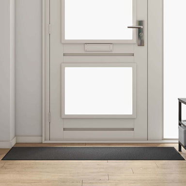 Deurmat Antraciet en Zwart 60 x 180 cm 100% Polyamide