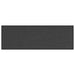 Deurmat Antraciet en Zwart 60 x 180 cm 100% Polyamide