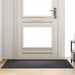 Deurmat Antraciet en Zwart 90 x 150 cm 100% Polyamide