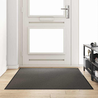 Deurmat Antraciet en Zwart 120 x 180 cm 100% Polyamide