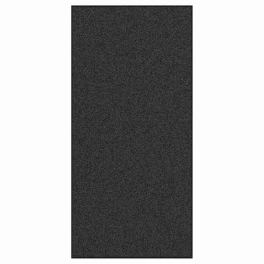 Deurmat Antraciet en Zwart 120 x 250 cm 100% Polyamide