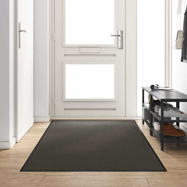 Deurmat Antraciet en Zwart 120 x 300 cm 100% Polyamide