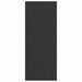 Deurmat Antraciet en Zwart 120 x 300 cm 100% Polyamide