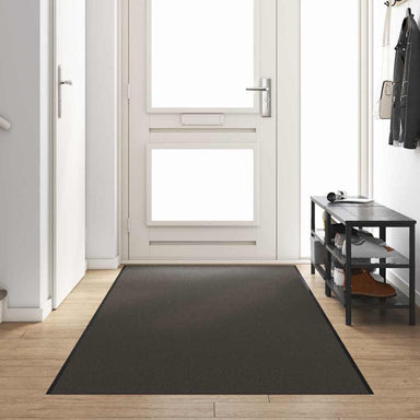 Deurmat Antraciet en Zwart 120 x 350 cm 100% Polyamide