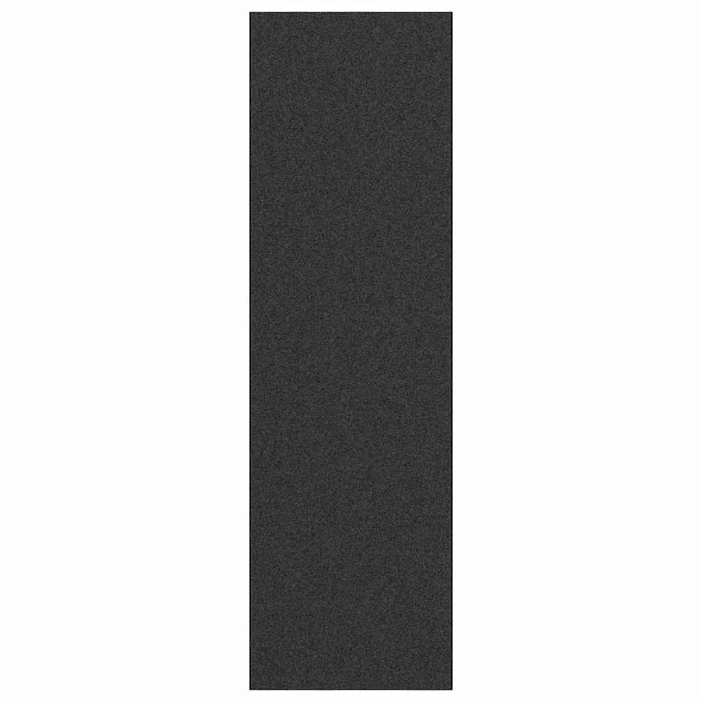 Deurmat Antraciet en Zwart 120 x 400 cm 100% Polyamide