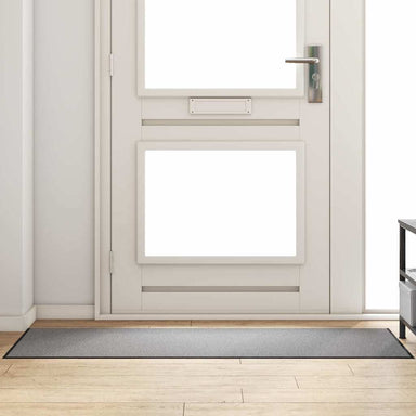 Deurmat Grijs en zwart 60 x 180 cm 100% Polyamide