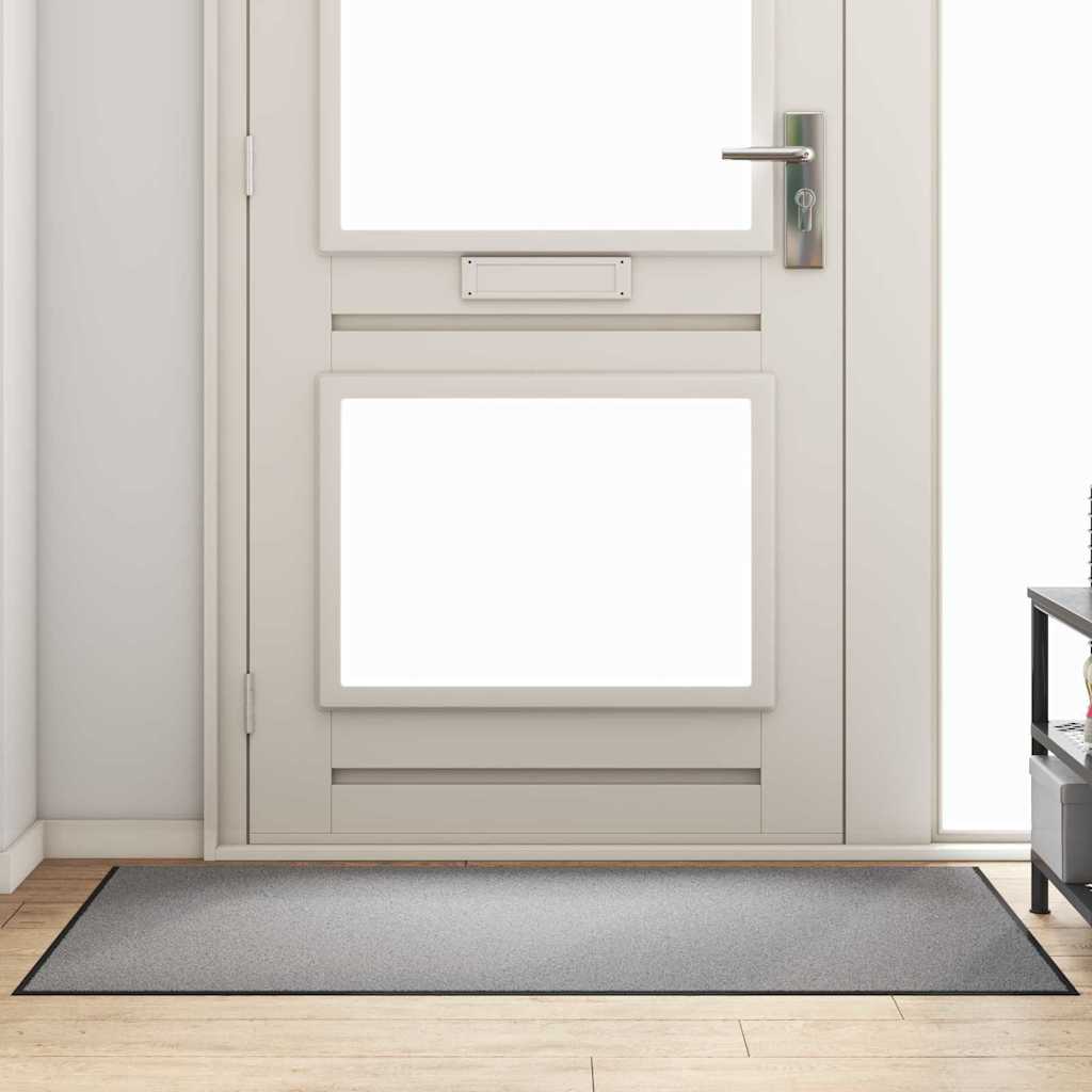 Deurmat Grijs en zwart 90 x 150 cm 100% Polyamide