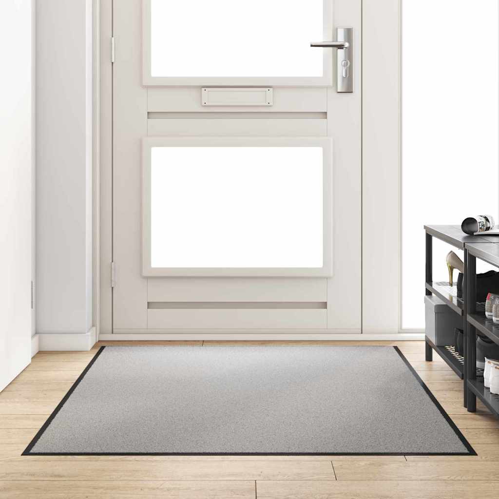 Deurmat Grijs en zwart 120 x 180 cm 100% Polyamide