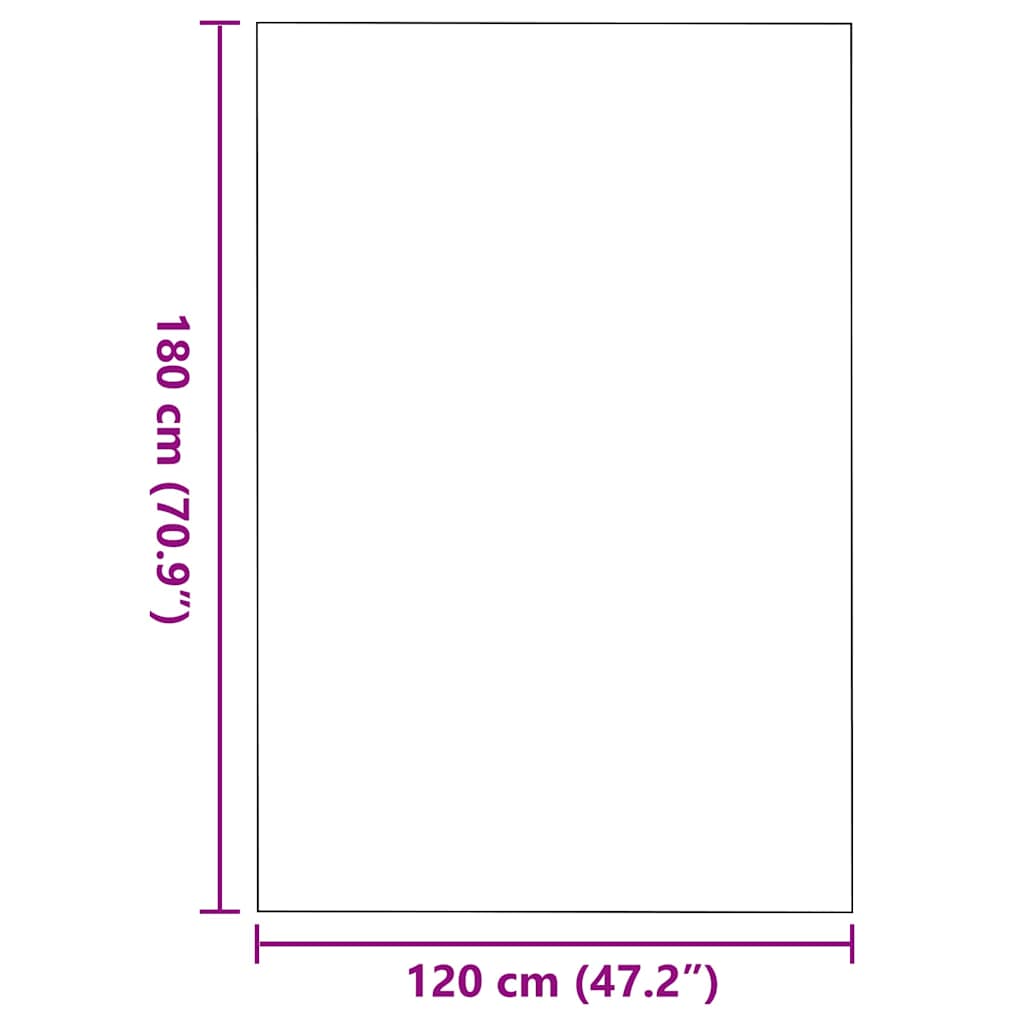 Deurmat Grijs en zwart 120 x 180 cm 100% Polyamide