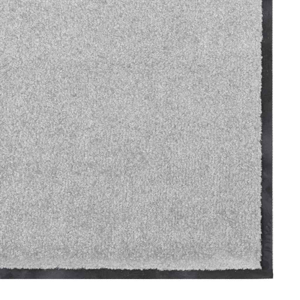Deurmat Grijs en zwart 120 x 250 cm 100% Polyamide