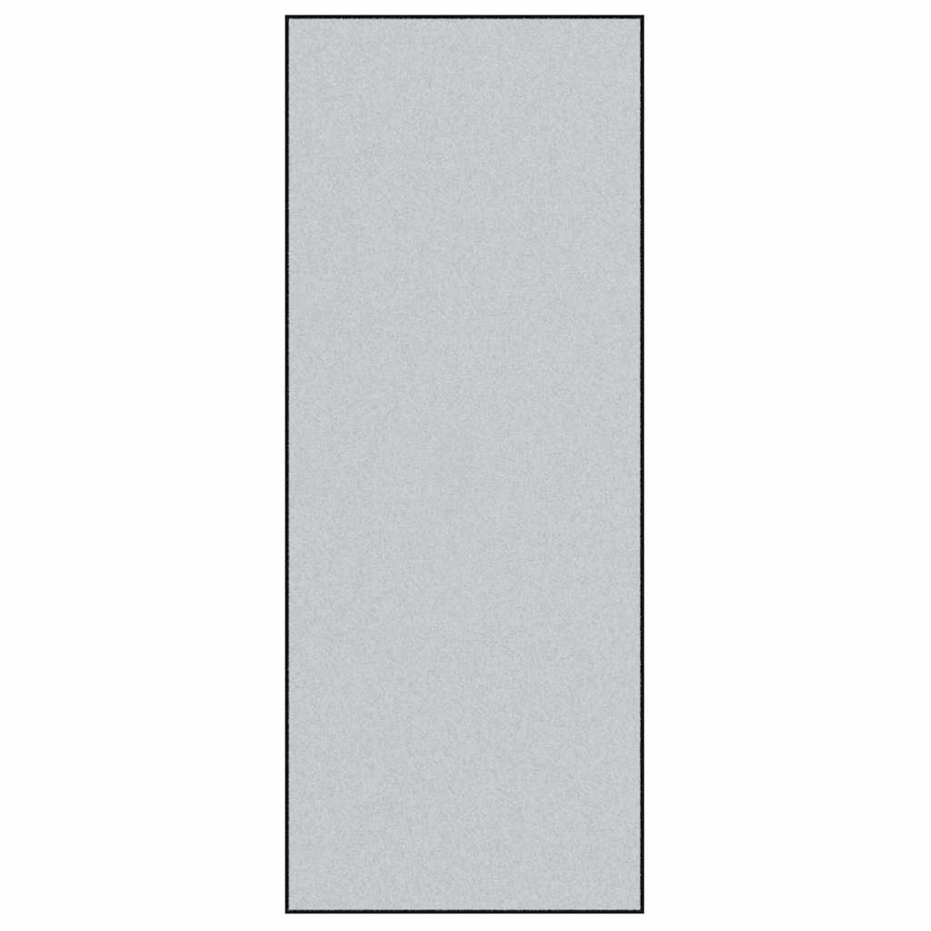 Deurmat Grijs en zwart 120 x 300 cm 100% Polyamide