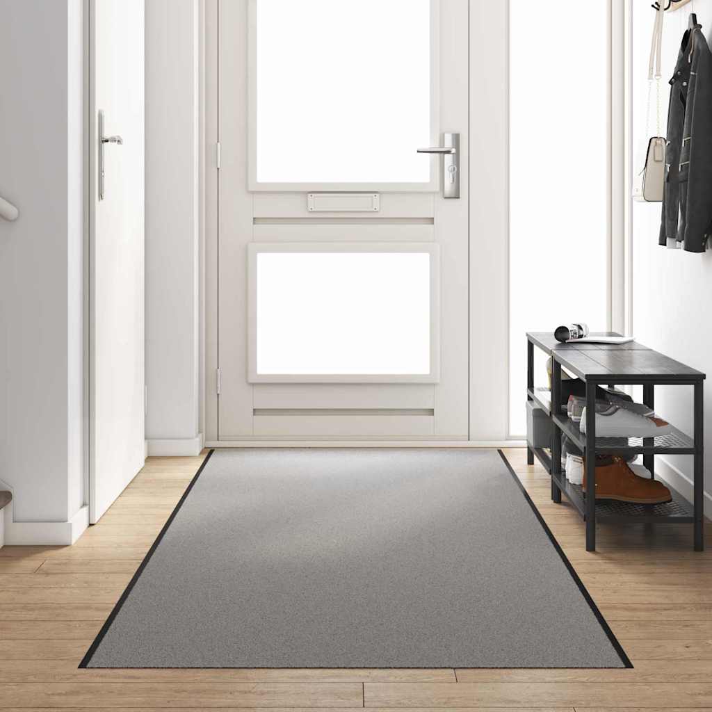 Deurmat Grijs en zwart 120 x 350 cm 100% Polyamide