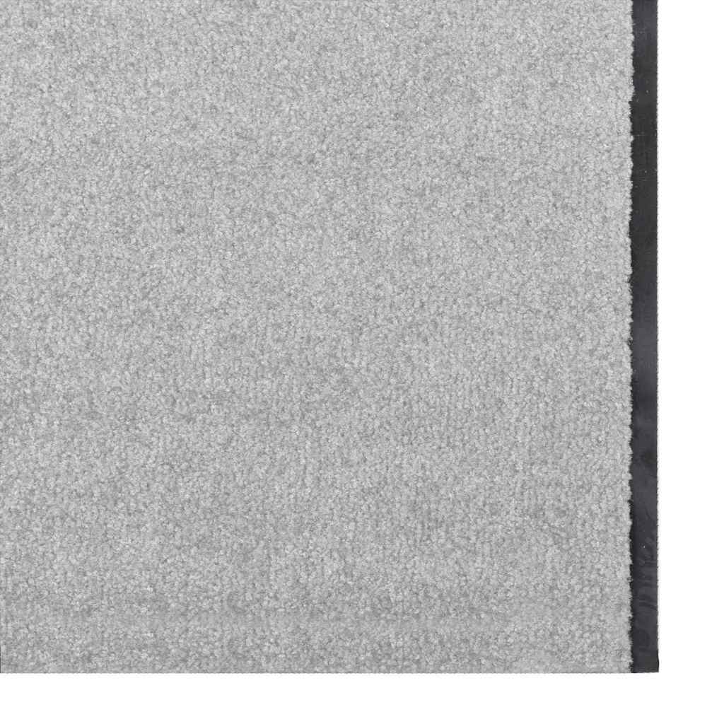 Deurmat Grijs en zwart 120 x 400 cm 100% Polyamide