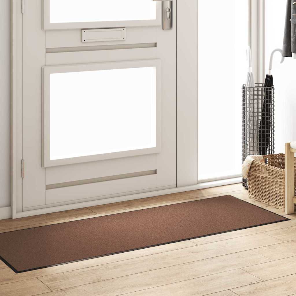 Deurmat Bruin en zwart 60 x 180 cm 100% Polyamide