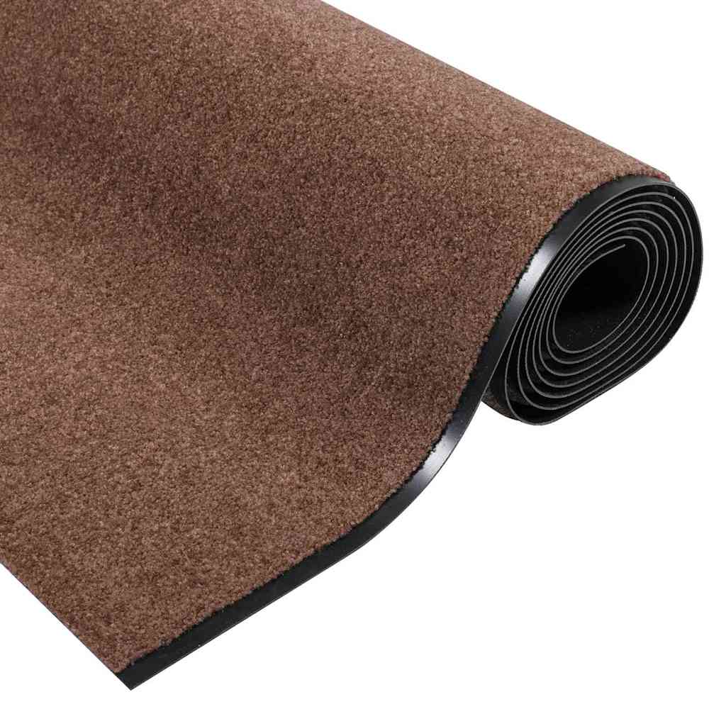 Deurmat Bruin en zwart 120 x 350 cm 100% Polyamide